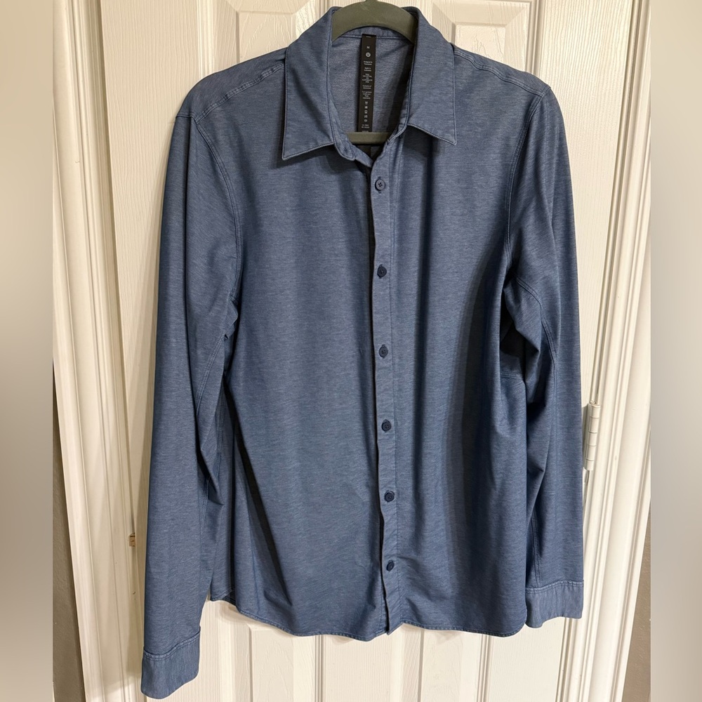 Lululemon Button Down Shirt. Denim Look
